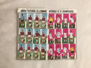 Caderneta Cromos Equipas Futebol 71/72 completa