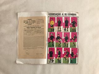 Caderneta Cromos Equipas Futebol 71/72 completa