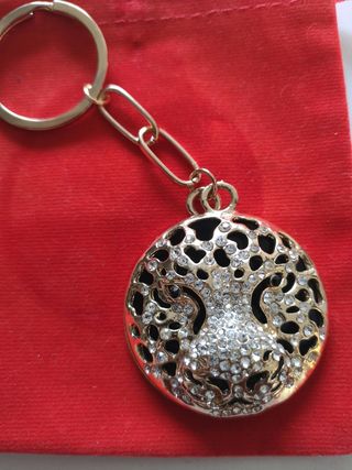 Porta chaves leopardo