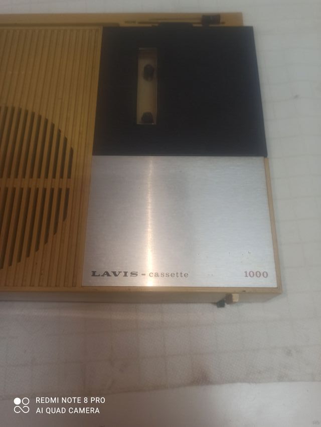 Reproductor portatil cassettes vintage años 70-80.