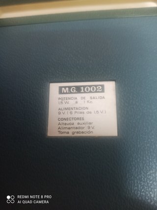 Reproductor portatil cassettes vintage años 70-80.