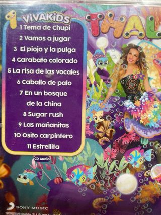 Thalia doble cd viva kids nuevo