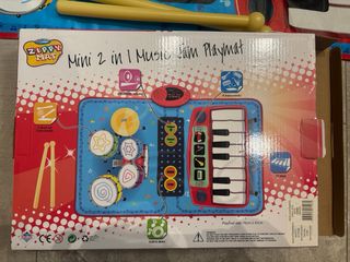 Juguete alfombra Music Jam piano y tambores