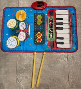 Juguete alfombra Music Jam piano y tambores