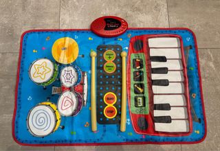 Juguete alfombra Music Jam piano y tambores