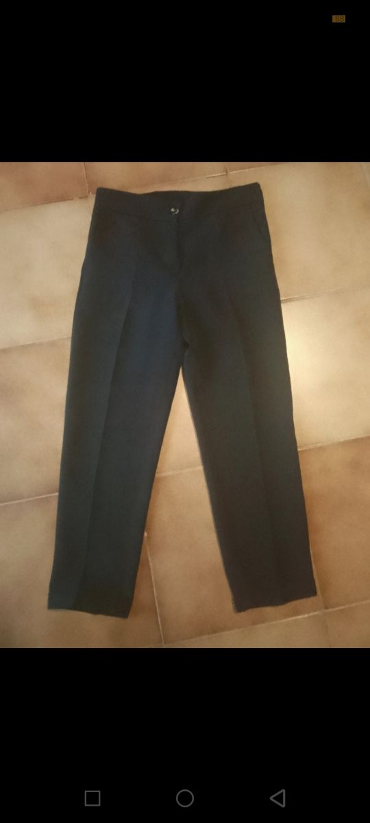 Pantaloni classici neri, nuovo, tg M