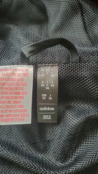 ADIDAS CHAQUETA CORTAVIENTOS NIÑ@