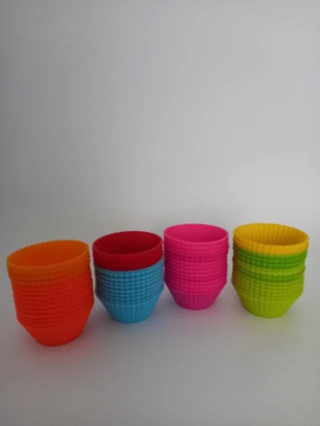 56 Moldes silicona muffins cupcake