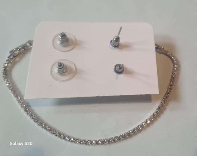 Bracciale orecchini perla elegante