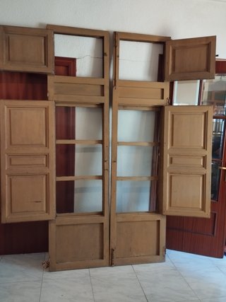 Juego de Ventanales Antiguos Madera