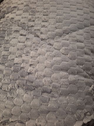 Edredom de inverno cinza escuro, casal