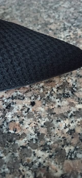 Stivaletti neri tacco 12 n. 39in tessuto