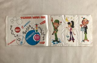 Caderneta Cromos Hippy chicletes May 1974 completa