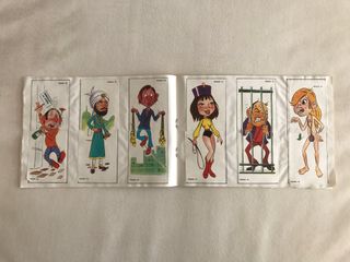 Caderneta Cromos Hippy chicletes May 1974 completa