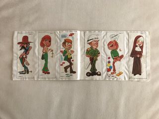 Caderneta Cromos Hippy chicletes May 1974 completa