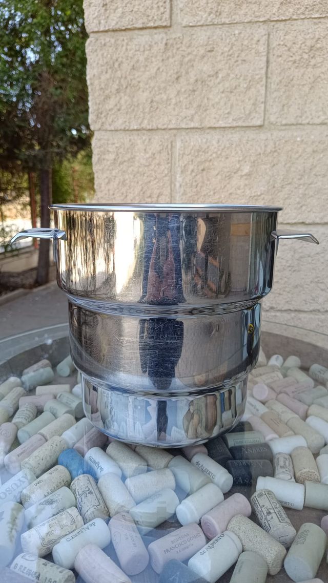 Bottiglia di champagne in acciaio inossidabile,