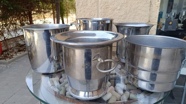 Bottiglia di champagne in acciaio inossidabile,