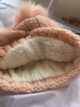 Gorro rosa pompon