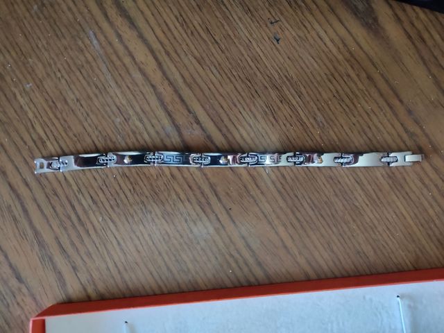 Bracciale acciaio con medusa