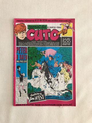 Lote BD Vintage Jornal do Cuto 1971 / 72