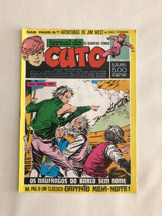 Lote BD Vintage Jornal do Cuto 1971 / 72