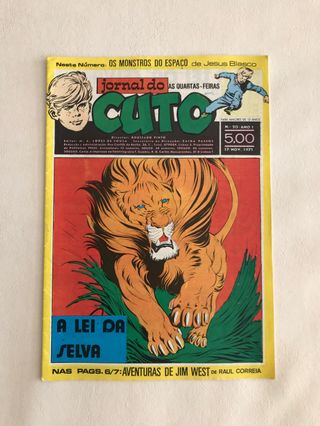 Lote BD Vintage Jornal do Cuto 1971 / 72