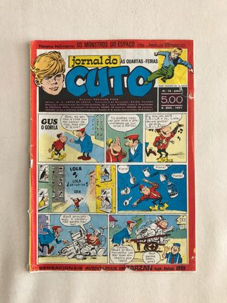 Lote BD Vintage Jornal do Cuto 1971 / 72