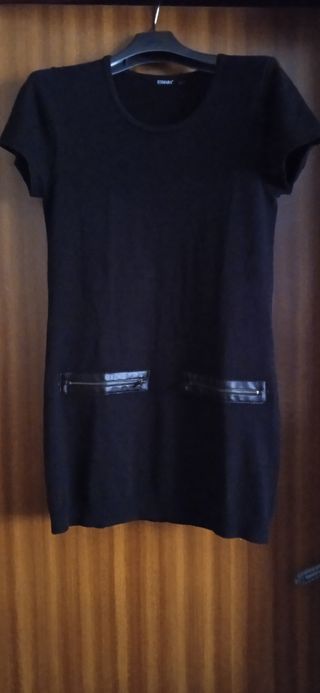 Vestido Negro M/C