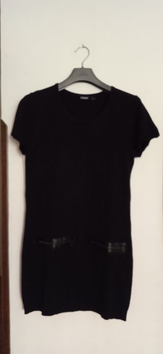 Vestido Negro M/C