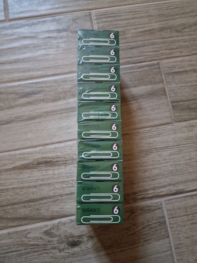 10 confezioni Leone fermagli giganti