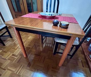 Mesa madera extensible