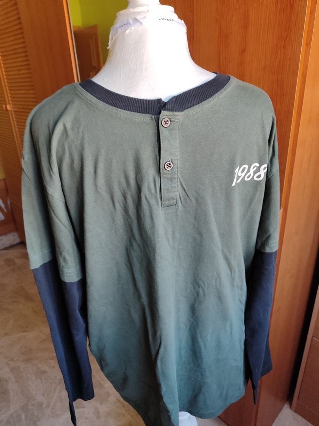 Camiseta de manga larga hombre