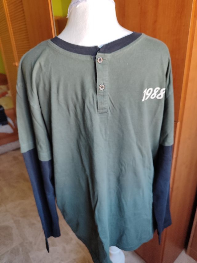 Camiseta de manga larga hombre