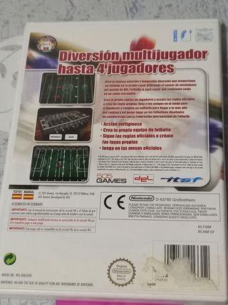 Juego futbolin wii