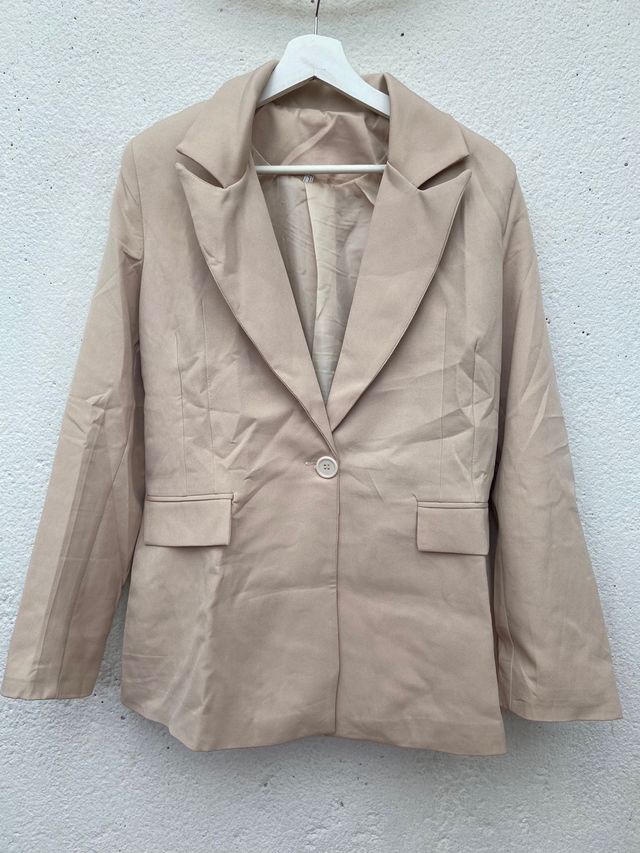 Blazer elegante beige