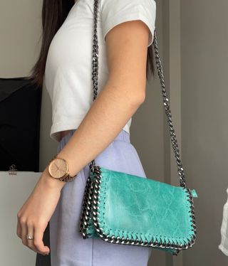 Bolso bandolera Azul turquesa