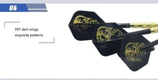 Dardos profesionales, 15gr,15'3cm