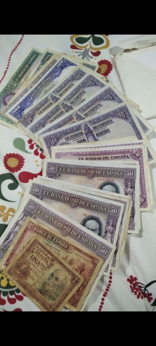 Billetes República Española