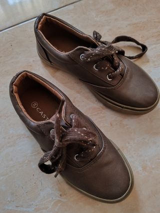 Zapatos niño marron