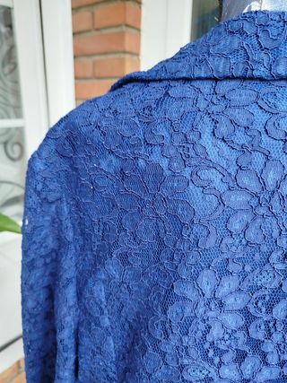 Chaqueta azul eléctrico