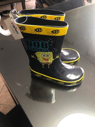 Botas agua bob esponja