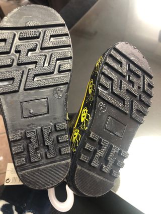 Botas agua bob esponja