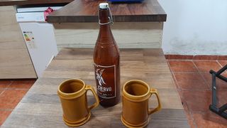 Botella antigua de cerveza