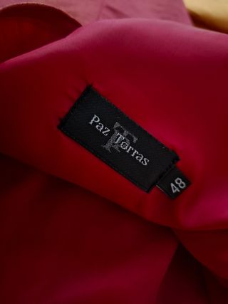 Vestido granate Paz Torras