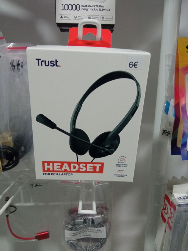 Auscultadores Trust headset com micro