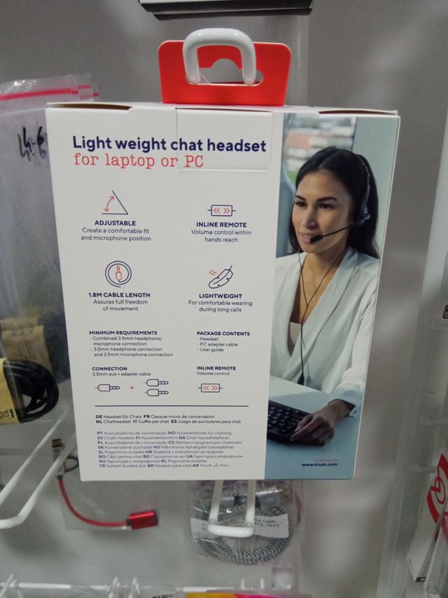 Auscultadores Trust headset com micro