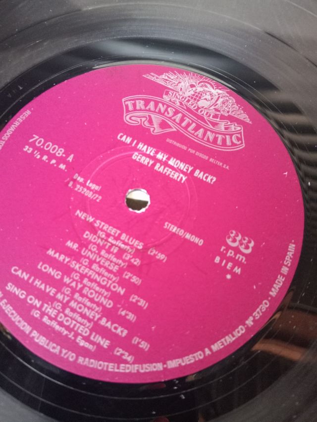 Vinilo Gerry baferty