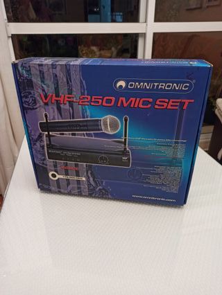 Micrófono inalámbrico Omnitronic VHF-250