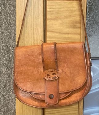 Bolso de cuero artesano