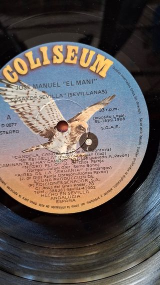 Disco de vinilo El Mani